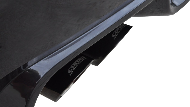 Subaru Impreza Performance Exhaust - Dual Rear Exit - CORSA Performance - Cat-Back Sport with Twin 3.5in. Black PVD Pro-Series Tips - Black - `11-`14